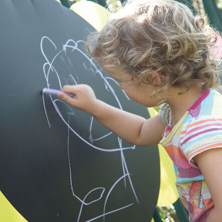 TTS Outdoor Mark Making Chalkboard Daisy Yellow Yellow hi\-res
