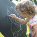 TTS Outdoor Mark Making Chalkboard Daisy Yellow Yellow hi\-res
