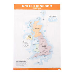 TTS UK Map Political and Physical A1 KS2  hi-res