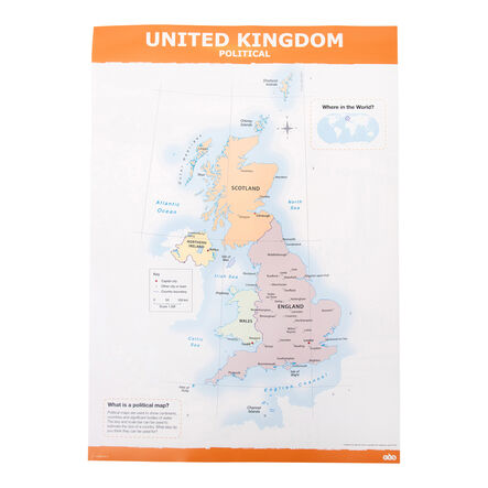 TTS UK Map Political and Physical A1 KS2  hi\-res