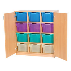 Static 12 Bay Cupboard  hi-res