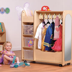 Millhouse Mobile Dressing Up Unit with Mirror  Millhouse Mobile Dressing Up Unit with Mirror  hi-res
