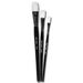 White Synthetic Sable Flat Paint Brushes 10pk  hi\-res