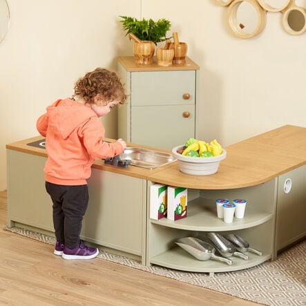 Modern Living Toddler Kitchen Set Sage 5pc  hi\-res