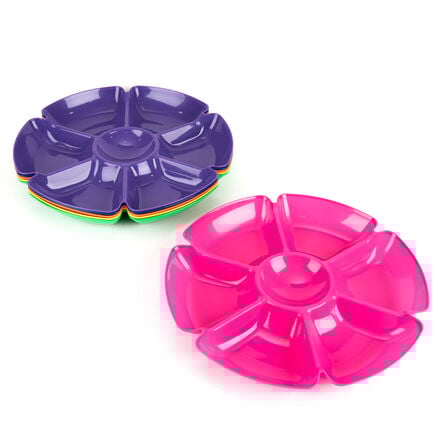 Assorted Colours Flower Sorting and Paint Trays  hi\-res