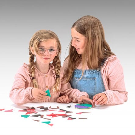 RE\-Plastic® Fraction Set Round in 10 Colours 71pcs  hi\-res
