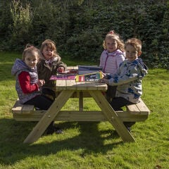 Child Wooden Picnic Bench  hi-res