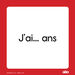 French Foam Dice Cards 48pk  hi\-res