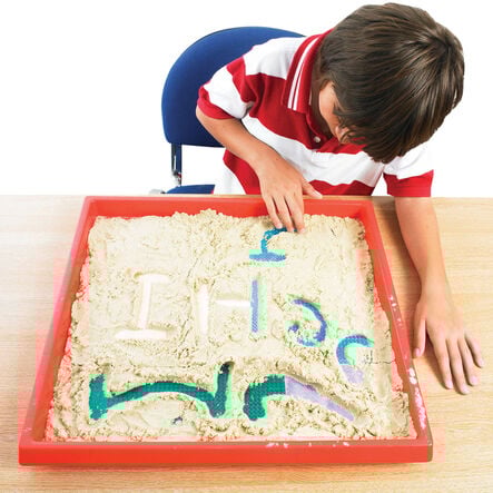 Gratnells Art Activity Tray Red H43 x W525 x D470mm  hi\-res