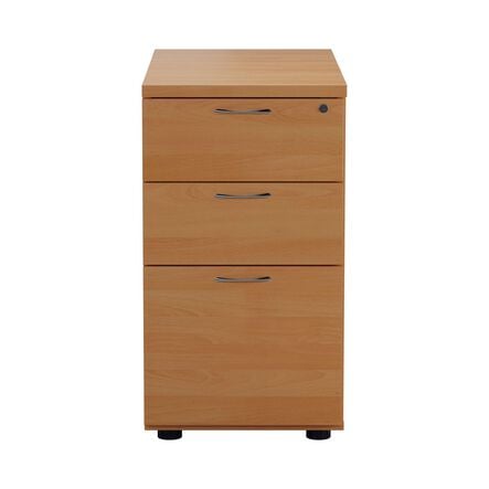 High 3 Drawer Wooden Desk Pedestals  hi\-res