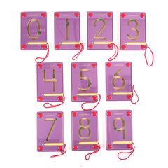Wooden Magnetic Learning Numbers 0-9  Wooden Magnetic Learning Numbers 0-9  hi-res