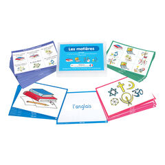 TTS French School Subjects Vocabulary Builder Activity Cards 46pk  TTS French School Subjects Vocabulary Builder Activity Cards 46pk  hi-res