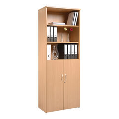 Cupboard with Storage Shelving Beech H2140mm  hi-res