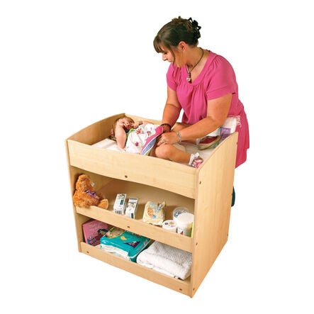 Millhouse Wooden Baby Changing Unit W\/ Castors W83xD61xH88cm  hi\-res