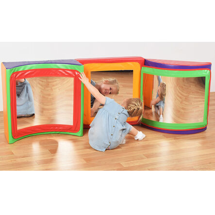 Mirrored Soft Play Set Primary 4pcs  hi\-res