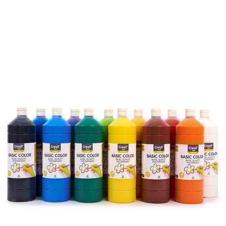 Creall Ready Mixed Paint Assorted Pack 1L x 12pk  hi\-res