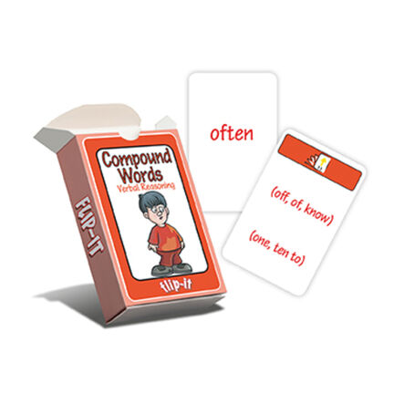 Flip\-It Compound Words Verbal Reasoning  hi\-res
