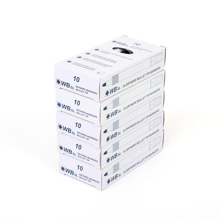 Slim Barrel Drywipe Pens Bullet Tip Black  hi\-res