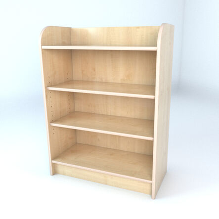 Library Bookcase In Maple  hi\-res