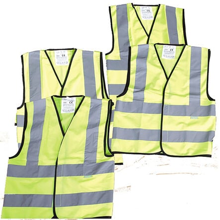 Dressing Up Construction High Visibility Vests 4pk  hi\-res