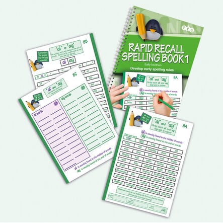 TTS Rapid Recall Spelling Activity Book  hi\-res