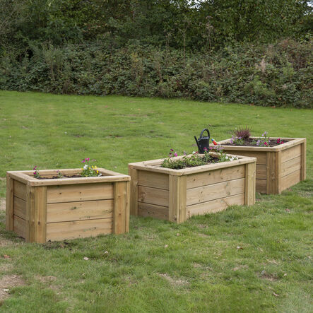 Outdoor Wooden Planter  hi\-res