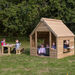 Outdoor Playhouse Shelter with Table \x26 Benches  hi\-res