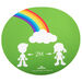 Social Distancing Round Floor Stickers  hi\-res