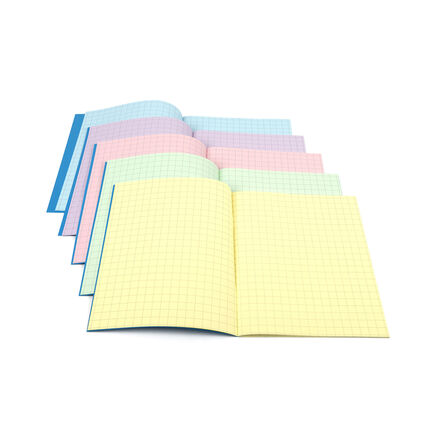 Tinted Squared Exercise Books 10pk  hi\-res