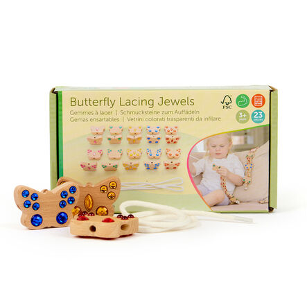tickit Butterfly Lacing Jewels 22pcs  hi\-res