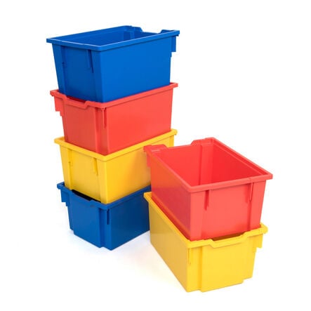 Gratnells Storage Trays 6 Pack Multicoloured Extra Deep Multicoloured hi\-res
