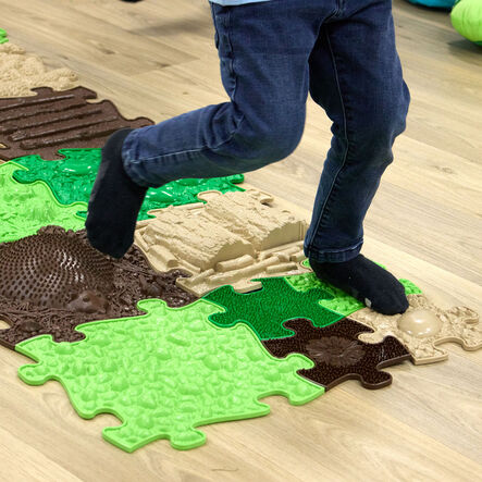 Happy Feet Forest Path Sensory Play Mats 15pk  hi\-res