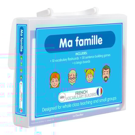 TTS French Family Vocabulary Builder Activity Cards  hi\-res