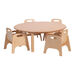 Millhouse Beech Circular Table \x26 Chairs  hi\-res