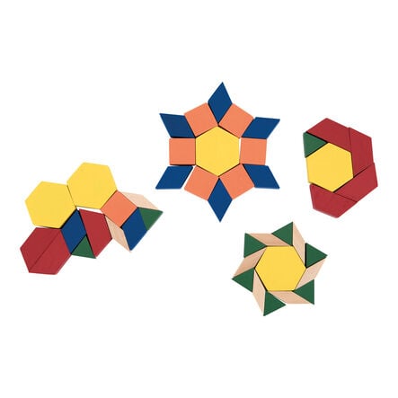 Wooden Geometric Pattern Blocks 250pk  hi\-res