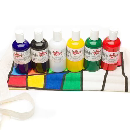 Heat Fix Fabric Paint Assorted 150ml 6pk  hi\-res