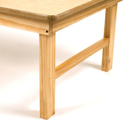 Natural Wooden Folding Early Years Table H46cm  hi\-res