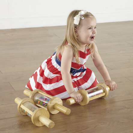 Rolling \x26 Shaking Wooden Treasure Cylinders  hi\-res