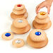 TTS Sensory Wooden Jewel Pebbles 12pk  hi\-res