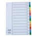 EASTLIGHT A4 Index Divider Multi\-Punched File Organisers  hi\-res