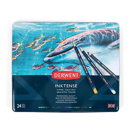 Derwent Inktense Colouring Pencils Assorted 24pk  hi\-res