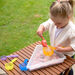 Translucent Rainbow Sand Water Play Measuring Cups 5pk  hi\-res
