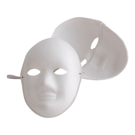Biodegradable Craft Face Masks 10pk  hi\-res