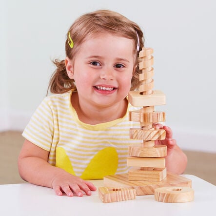 TTS Wooden Twist \x26 Turn Tower  hi\-res