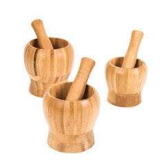 TTS Wooden Pestle and Mortar 3pk  TTS Wooden Pestle and Mortar 3pk  hi-res