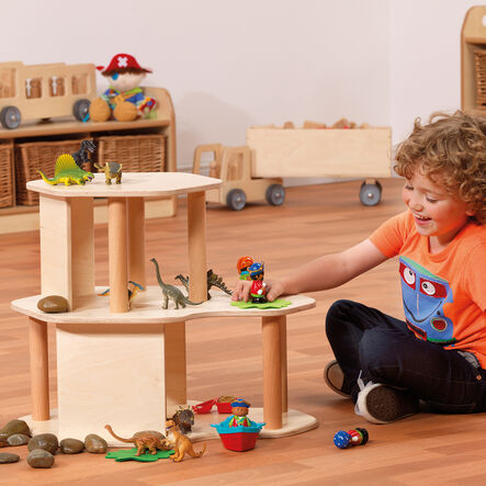Small World Open Wooden Structure  hi\-res