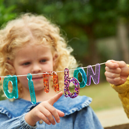 Rainbow Glitter Letters  hi\-res