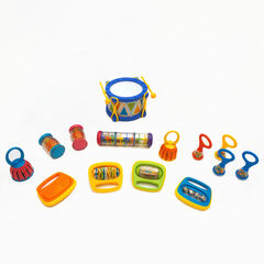 Tiny Hands Toddler Plastic Instrument Set 14pcs  Tiny Hands Toddler Plastic Instrument Set 14pcs  hi-res