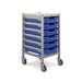 Gratnells Low Shallow Tray Storage Trolley  hi\-res