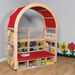 Arched Bookcase Storage and Seating  hi\-res